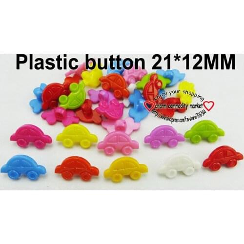 50PCS Colors Dyed Plastic Car Botones Coat Boots Sewing Clothes Accessory Fruit Button Brand P-223