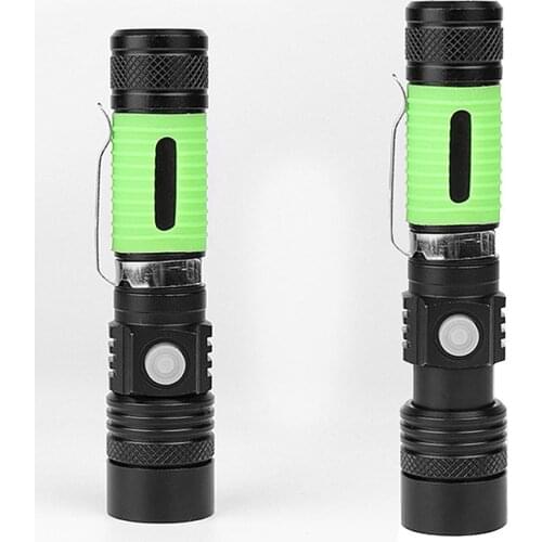 88000 Lumens USB Charging Focus Long-Range Flashlight Exquisite And Compact With Luminous 3 Levels Mode Switch Power Display