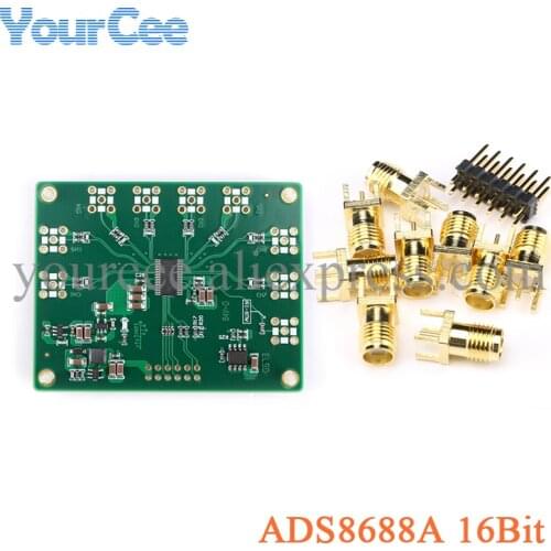 ADS8688A ADC Module 16Bit/500Ksps Single Bipolar 8 Channel SAR ADS8688 ADC Data Acquisition Module