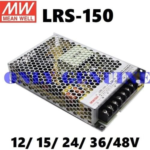 Free shipping new mean well ac power supply 150W 12V 15V 24V 36V 48V 12.5A LRS-150-12/15/24/36/48