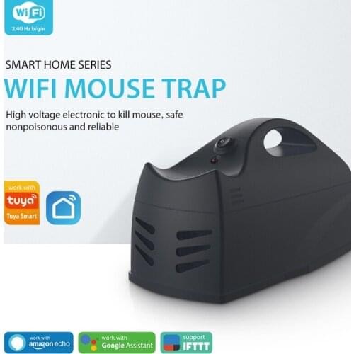 Tuya Wireless Mouse Killer Mousetrap Rat Pest Trap Catcher Rodent Killer WiFi Sensor APP Control Works With Tuya Smartlife App