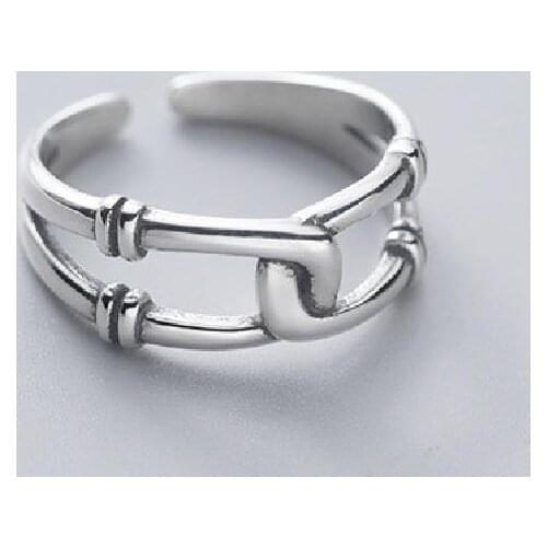 Bohemian Vintage Cross Chains Rings For Women Charm Ring Party Wedding Fashion Jewelry Gifts