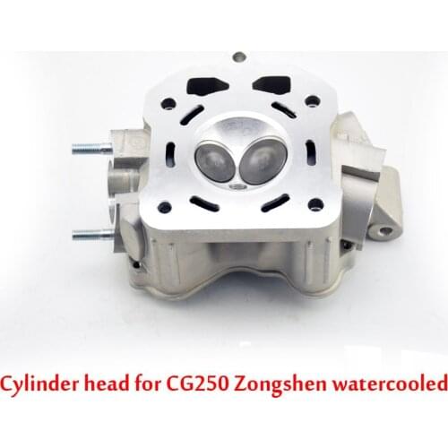 CG250 250CC Engine Cylinder Head Genuine Parts for Zongshen CG250 Watercooled Motorcycle Dirt Pit Bike ATV Quad Buggy Brand