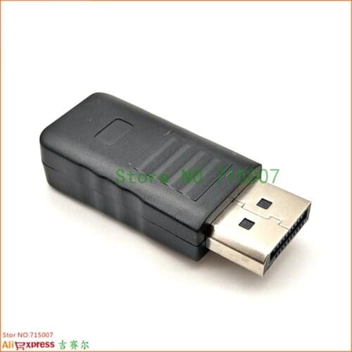 Black ABS Display Port DisplayPort DP Male to Mini Displayport Female Converter Cable Adapter Video Audio Connector for HDTV PC