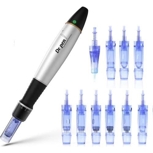 Hot Sale Dr.pen A1 Derma Pen Professional Miconeedling Machine With 10pcs Dr Pen Micro Needles For Permanent Make Up And MTS