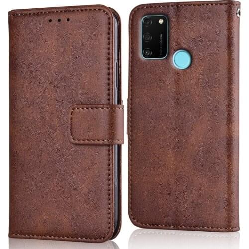 Honor 9A Case Slim Leather Flip Cover for Huawei Honor 9A MOA-LX9N 6.3'' Case Wallet Magnetic Case Honor 9A 9 A Back Cover