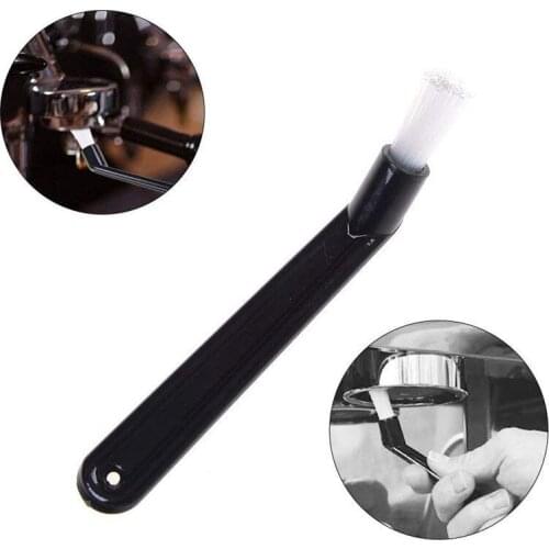Coffee Machine Cleaning Brush Coffee Grinder Brushes Espresso Machine Cleaning Brush Plastic Handle Nylon Bristle Cleaner Tools