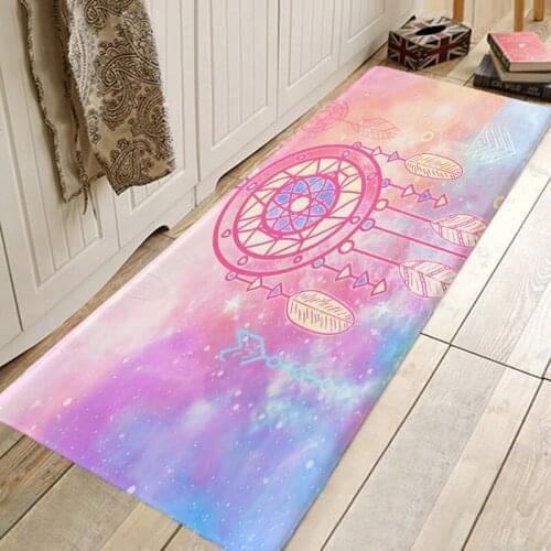 Dream Catcher Pattern Hallway Carpets Kitchen Entrance Door Mat Anti-slip Floor Rug Bathroom Area Hallway Free Shipping