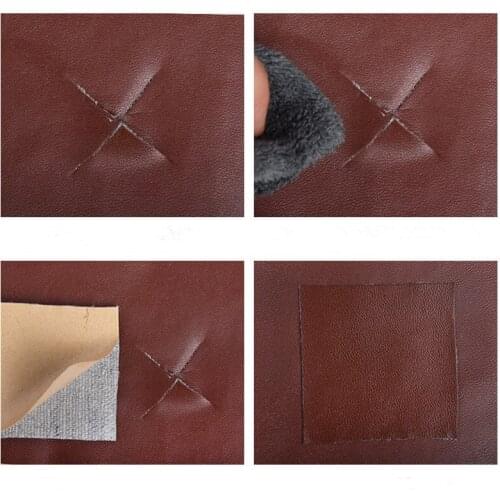 Leather Patch Self Adhesive Stickers Stick-on No Ironing Sofa Repairing Subsidies Leather PU Fabric Patches Scrapbook