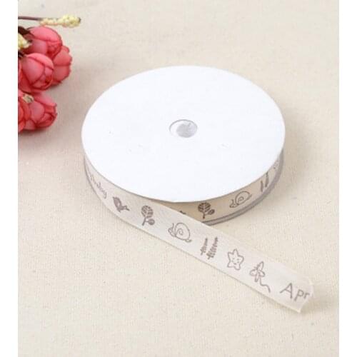 New DIY Clothing Webbing Accessories Material Box Headwear Ribbon 1.5cm * 20 Yards Cotton Belt Packaging Gift Box Decoration