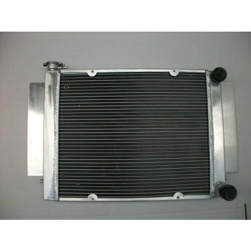 High Performance 3 Core Aluminum Radiator 4 pass For Mazda RX2 RX3 RX4 RX5 RX7 without Heater pipe MT