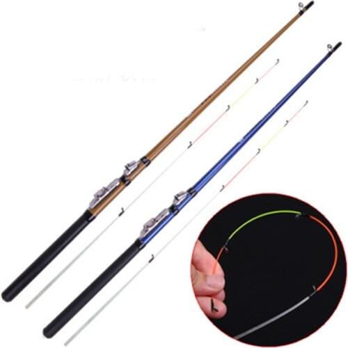 Soft tail raft rod 1.3/1.5/1.8m 2 segment cuttage grafting fishing rod throwing pole two color