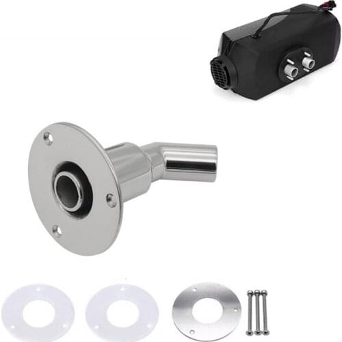 Stainless Steel 316 Thru Hull Exhaust Fitting Tube Pipe Socket Hardware Part of Air Diesel Heater For Boat Truck