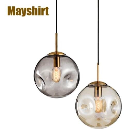 Nordic Bump Glass Pendant Light Modern Kitchen Hanging Lights Bar Lamp Bedroom Dining Room Lighting Fixtures Bedside Home Decor