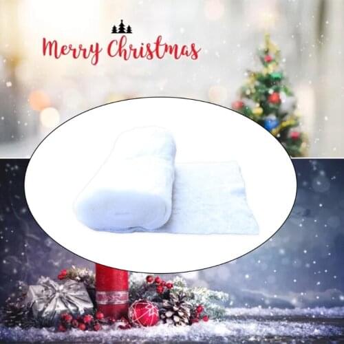 Xmas Snow Blanket Fluffy Snow Cover Artificial Cotton Blanket for Christmas Tree