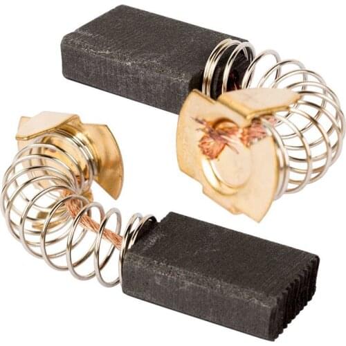 Carbon + stainless steel motor brush 16mm x 11mm x 5mm - 2 pieces