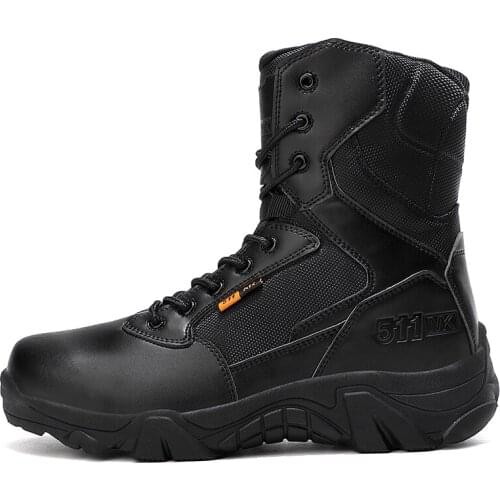 High quality tactical ankle boots Mens waterproof hiking shoes non-slip climbing boots army work boots free shipping 2020Autumn