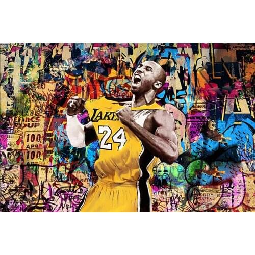 Gym Modern Wall Poster Art Pictures Canvas Prints For Living Room Super Star Sports Basketball Painting Boys Room Home Decor