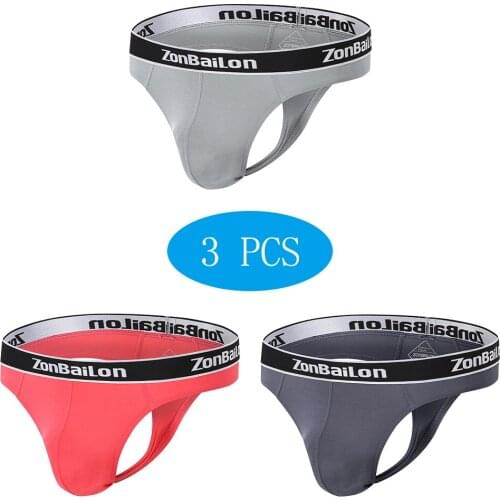 Sexy Briefs Panties Jock-Strap Pouch Clubwear G-String Male T-Back