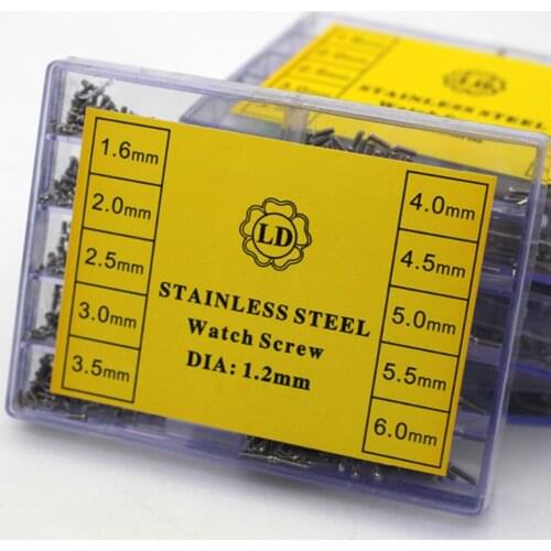 10 Types Eye Glasses Watchmaker Repair Part Tool Wholesale Glasses & Watch Screws Assorted Screws For Watch Clock