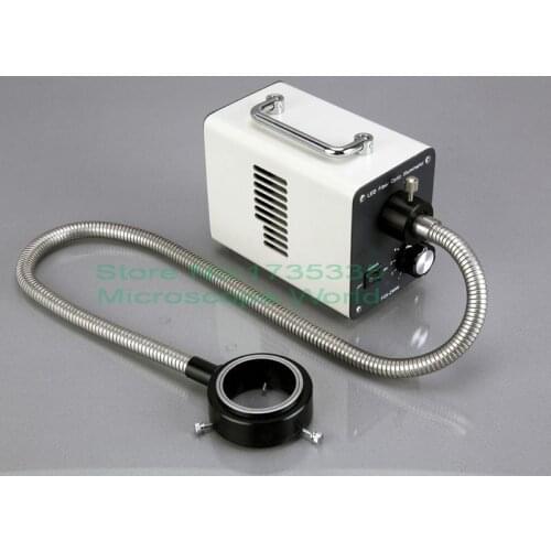 50W LED Fiber Optic O-Ring Light Microscope Illuminator