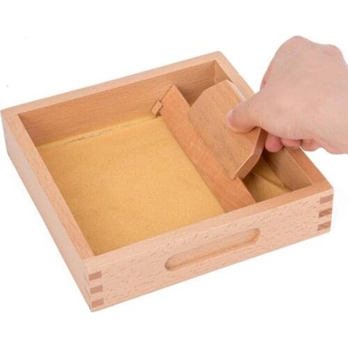 1Set Wooden Sand Table Writing Painting Tools Toy For Kids Children Early Education Learning Toy For Kids Birthday Gifts