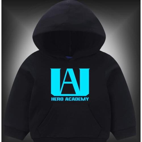 My Hero Academia Print Kids Sweatshirt Fluorescent Luminous Autumn Winter Children Hoodie Cartoon Anime Boy Girls Pullovers