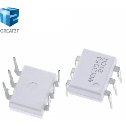 GREATZT 10PCS MOC3063 DIP6 DIP DIP-6 new and original IC