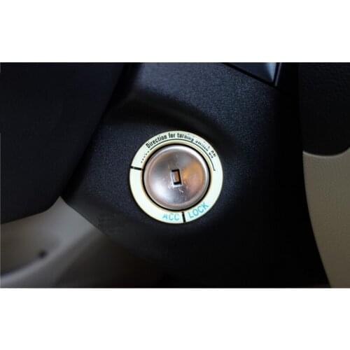 Engine Start Switch Cover Car styling Ignition key Ring For B/uick V/eranosticker