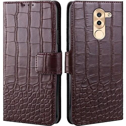 Magnetic Leather Case for Huawei Honor 6X High Quality Retro Wallet Flip Card Slots Shockproof Phone Cover Funda