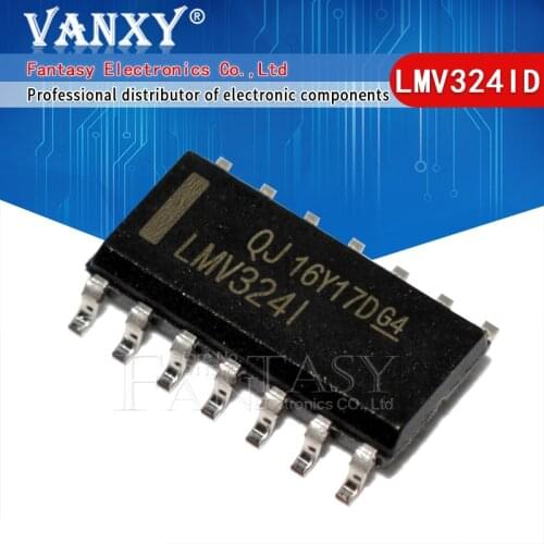 10pcs LMV324IDR SOP-14 LMV324ID SOP LMV324 SOP14 LMV324I new original