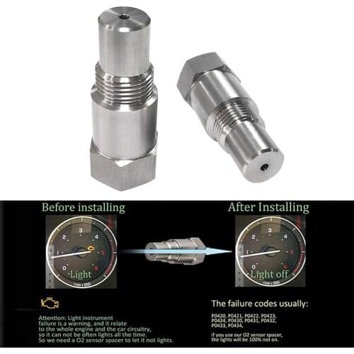 New O2 Car Oxygen Sensor Auto Adapter Fitting Bung Steel Extender Adapter 57mmm18*1.5 Extension Spacer For Car Accessories Tools