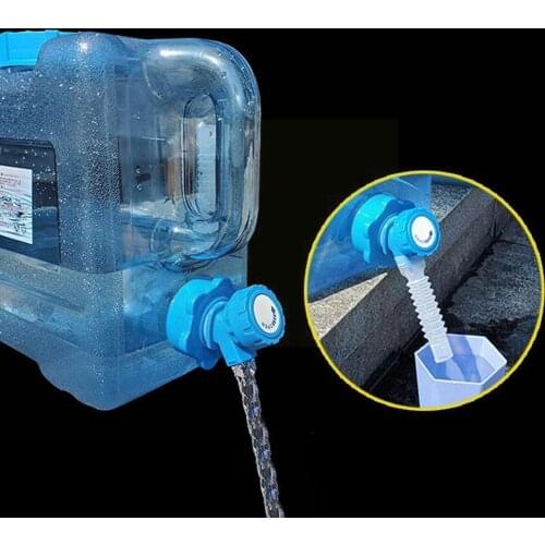 Outdoor Portable Camping Water Tank Water Bucket Barrel Self-driving Household Bucket Water Tank Car Water Driving Tan G9T3