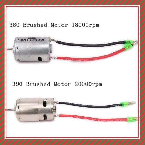 380 390 Brushed Motor 18000rpm 20000 RPM 7.2V For Rc Hobby Car 1/16 HSP Monster Truck&Short Course Big Foot 28006 94186 94286