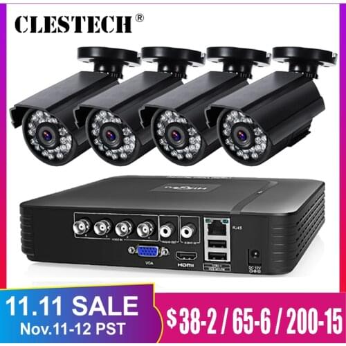 HD 4CH 8ch 1080N 5in1 AHD DVR Kit CCTV System 1TB 2TB HDD 1080P AHD waterproof/bullet Camera 2MP P2P Security Surveillance Set