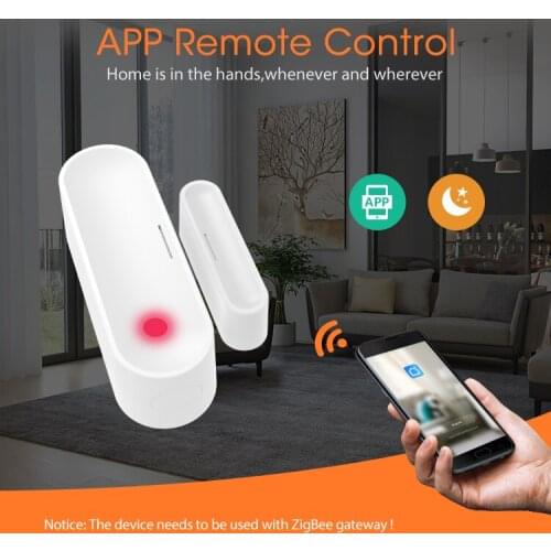 Zigbee Tuya USB smart door sensor, human body sensor alarm, home door and window security burglar alarm