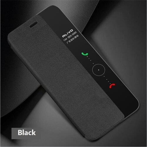 Smart Leather Cover For Huawei P 10 P10 Plus Case Flip Window Case For Huawei P9 P10 Plus Case Funda For Huawei P10 P9 Plus Case