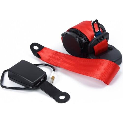 Universal Retractable Car Seat Safety Belt Diagonal Strap 3-Point 3200mm Long Car Interior Decorations Auto Parts