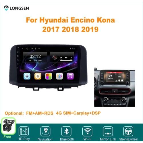10" Android 10 For Hyundai Encino Kona 2017 2018 2019 Multimedia Video GPS Navigation Car DVD Player Auto Stereo Radio Navi