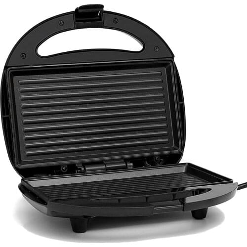 Electric Mini Sandwich Maker Grill Panini Non-Stick Pan Waffle Toaster Cake Breakfast Machine Barbecue Steak Frying Oven EU