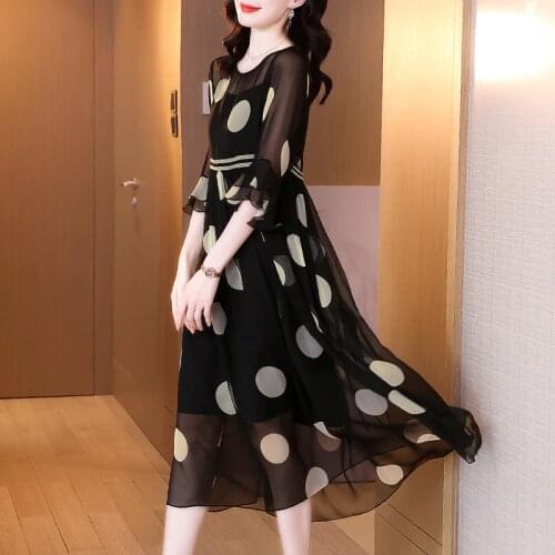 KMETRAM Summer Polka Dot Dresses