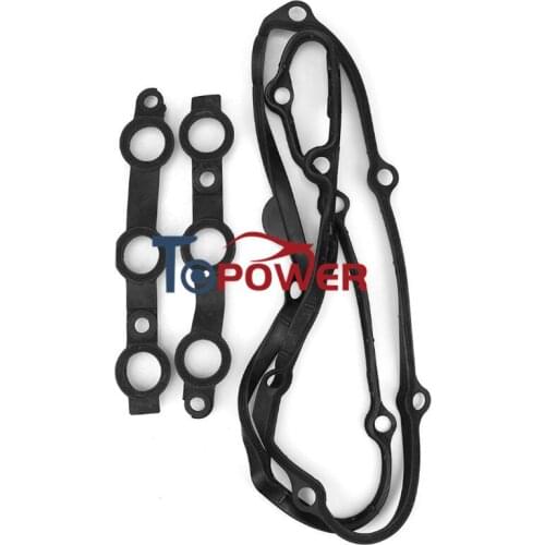 Valve Cover Gasket set 11120030496 11121437395 Cylinder Head Cover Bolt Seal Rings for 01-06 BMWW 325Ci 330CI 525I X3 Z4 L6