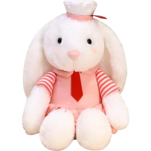 Hot 30-55cm Simulation Rabbit Super Soft Plush&Stuffed Simulation navy Strawberry Rabbit Toys Good Product kids Brinquedos
