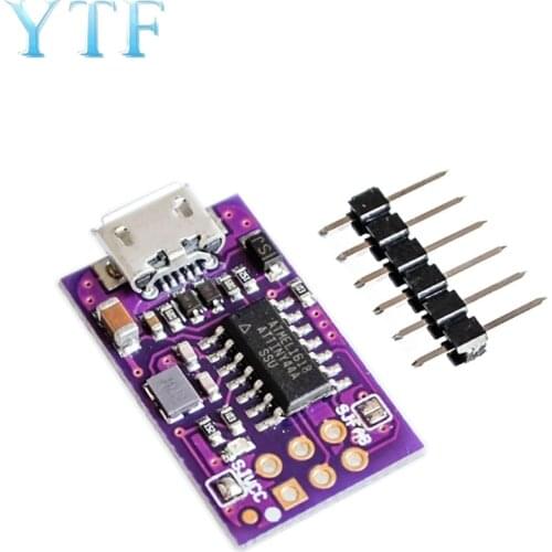 Micro USB Tiny AVR ISP ATtiny44 USBTinyISP Programmer