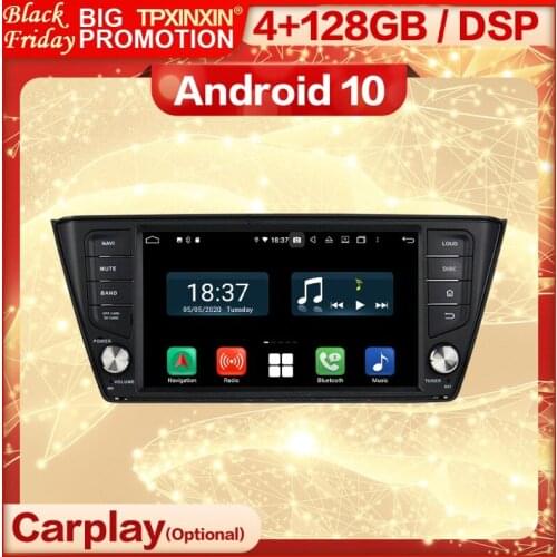 Carplay 2 Din Android Multimedia Stereo Receiver For Skoda Fabia NJ3 2015 2016 2017 Navi WiFi Video Radio Audio Player Head Unit