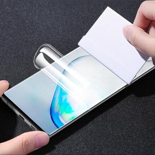 6D Soft Hydrogel Film For Samsung Galaxy Note 10 Soft Screen Protector Note 10 Plus TPU Screen Guard Gel Full Cover Film
