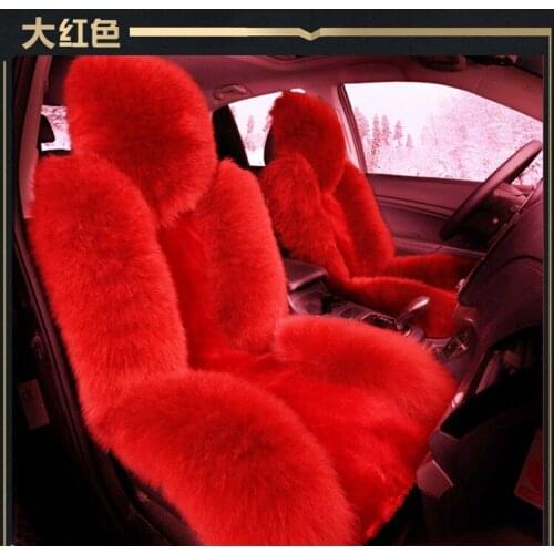 TO YOUR TASTE winter universal car seat cushion set wool for Chery Cowin E5 E3 tiggo3 tiggo5 tiggo5x new QQ ARRIZO anti-coldness