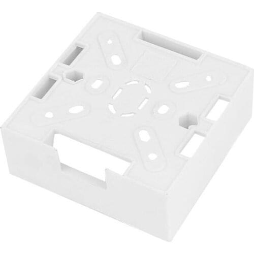 Custom Injection Mould OEM White Plastic Square Housing Socket Face Plate Wall Panel