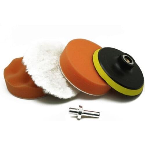 1 Set Gross Polish Polishing Buffer Pad Kit Drill Adapter Car Polishing Car Accessories For RV Camper Truck Trailer Bus Lorry