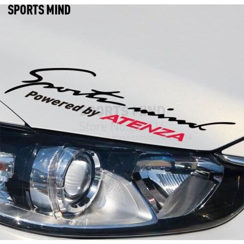 10 Pieces Sports Mind Car Styling On Car Lamp Eyebrow Automobiles Car Sticker For mazda 6 atenza 2017 exterior accessories